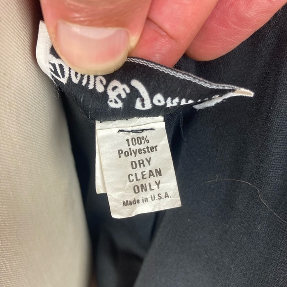 Vintage Dave & Johnny Gold Lamé and Sequined Dress - Made in USA - Size 4-6 - Picture 8 of 8